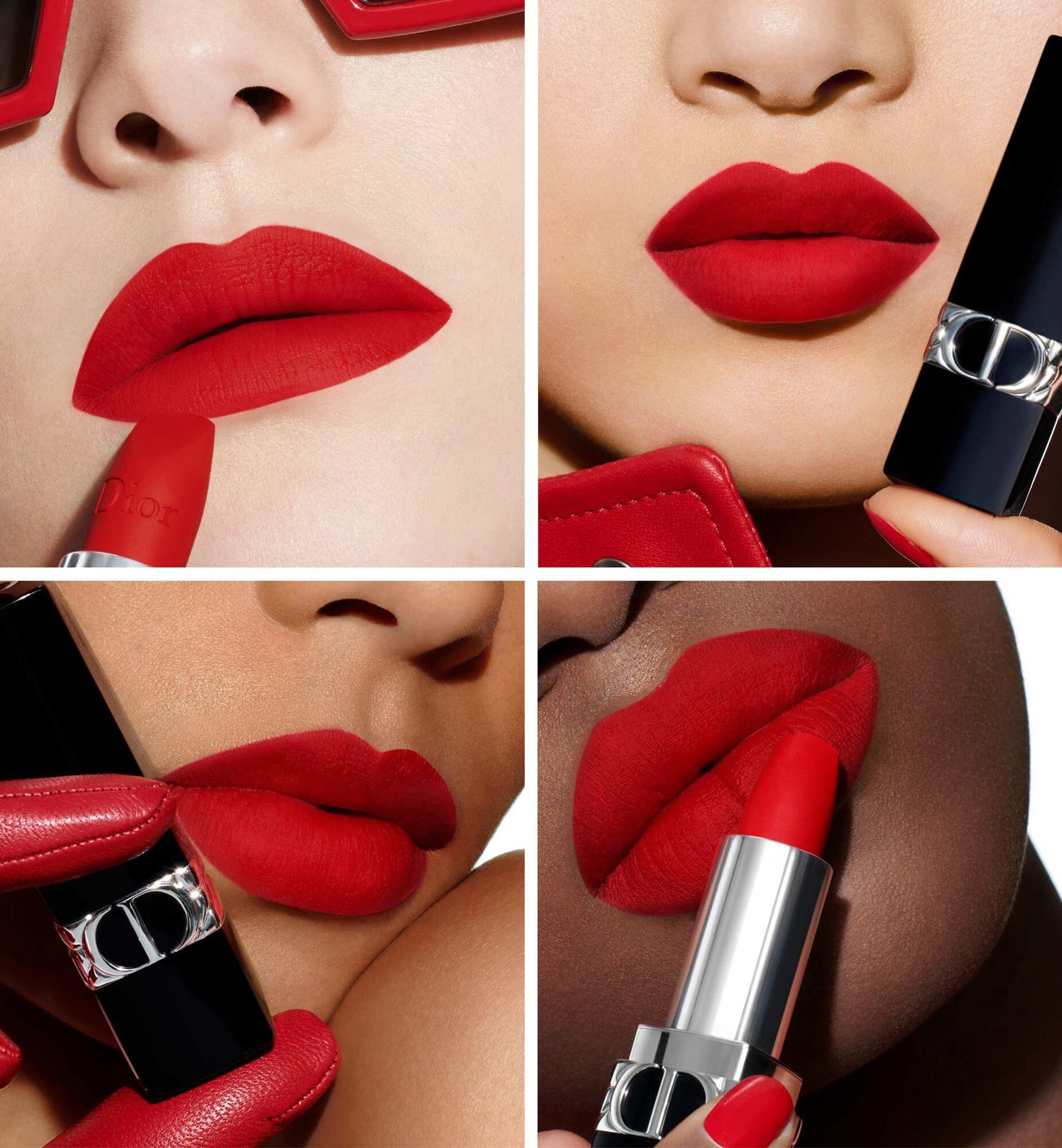 DIOR Rouge Dior Lipstick 888 STRONG RED matte