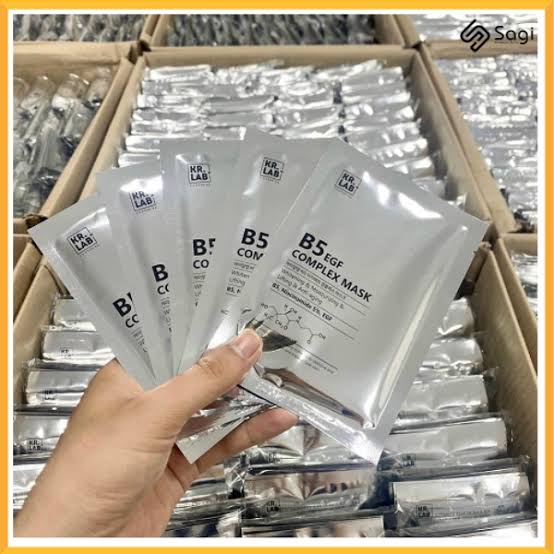 10 pcs Kr.Lab Korean B5 EGF Complex Mask Skin Recovery Mask