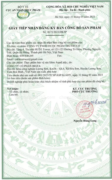 Aspa Lady Women health Supplement- prevent aging, tang cuong sinh ly nu