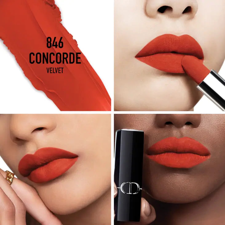 DIOR Rouge Dior Lipstick 846 CONCORDE Velvet