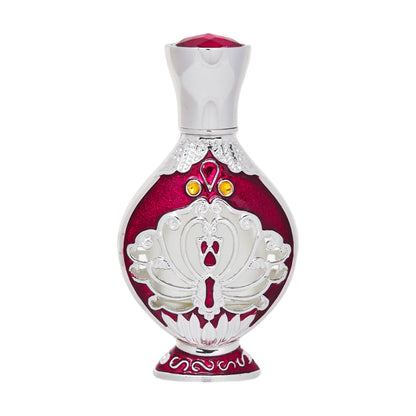 Samiya Silver Arabian Perfume Oil- 18ml, Alcohol-Free, By Khadlaj