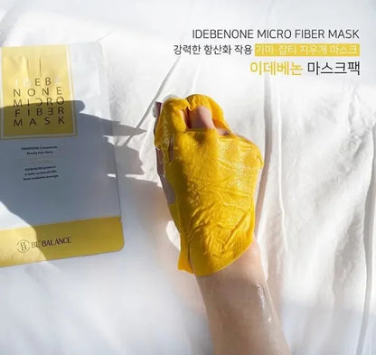Be balance IDEBENONE Microfiber Sheet Mask 3 steps in 1 (10pcs)