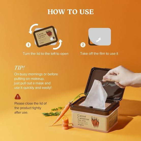 SKINFOOD - Carrot Carotene Daily Mask