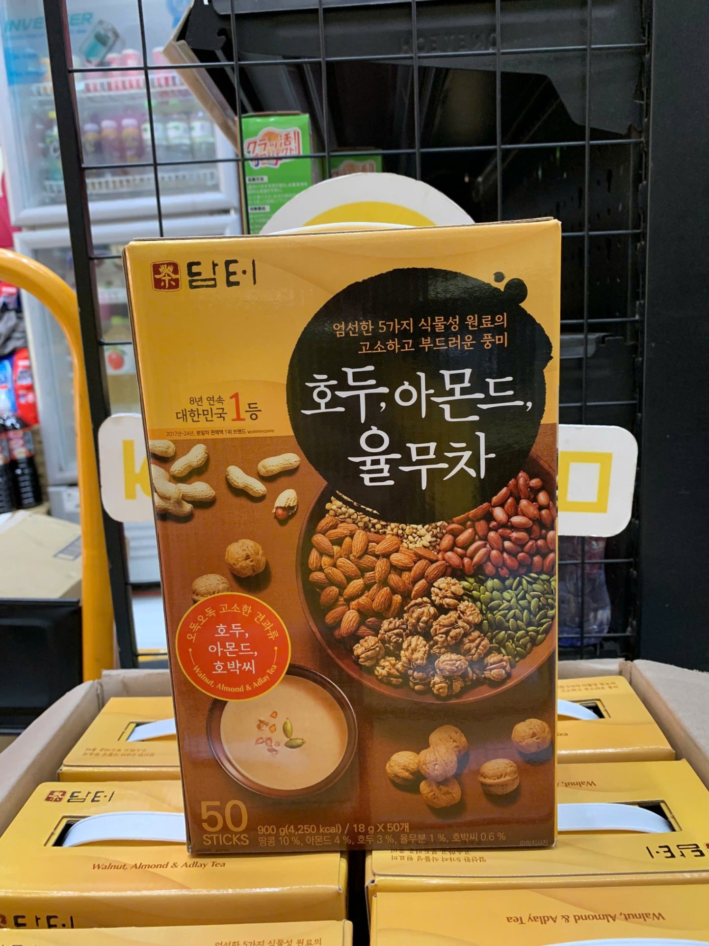 Damtuh Korean nutritional cereal contains 5 types of grains. 1 box 50 packs