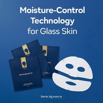 DERM-ALL MATRIX Daily Facial Dermal-Care Facial Mask Sheet 4pcs