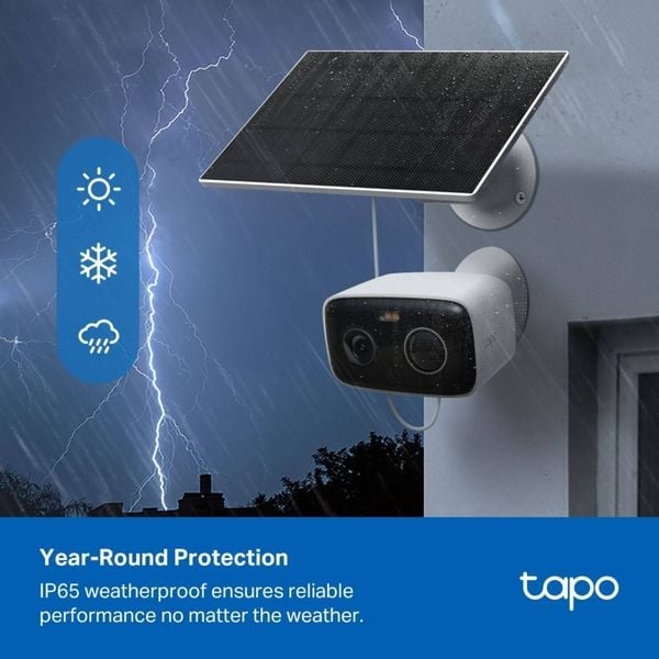 TP LINK
Tapo C400 Solar-Powered Security Camera Kit