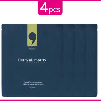 DERM-ALL MATRIX Daily Facial Dermal-Care Facial Mask Sheet 4pcs