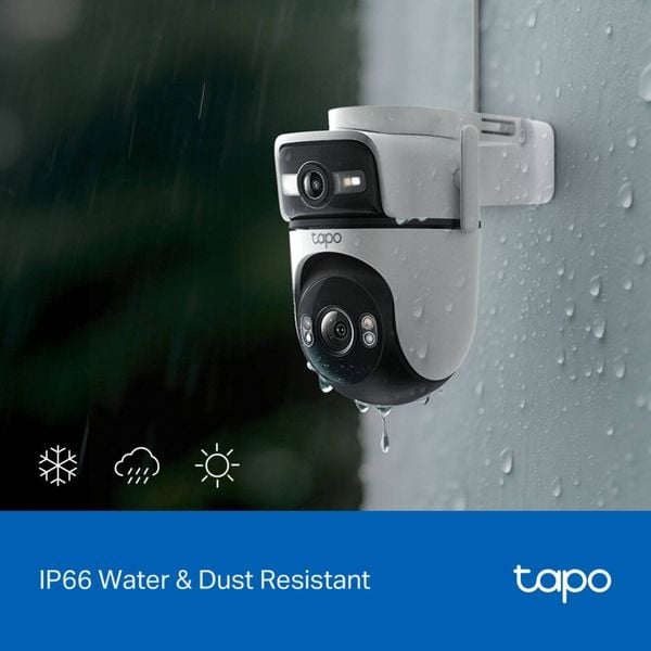 TP LINK
Tapo C545D 2K Outdoor Dual Lens Pan/Tilt Security Camera