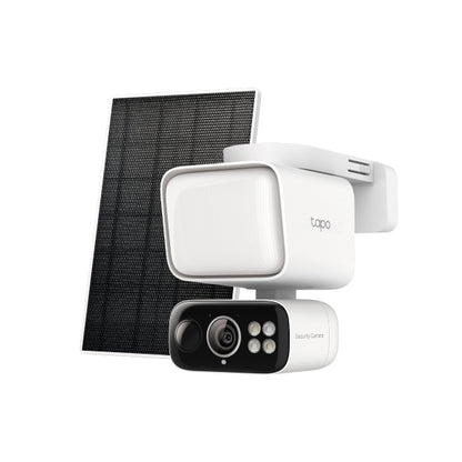 Tapo C615F KIT
Solar-Powered Floodlight Pan/Tilt Security Camera Kit
