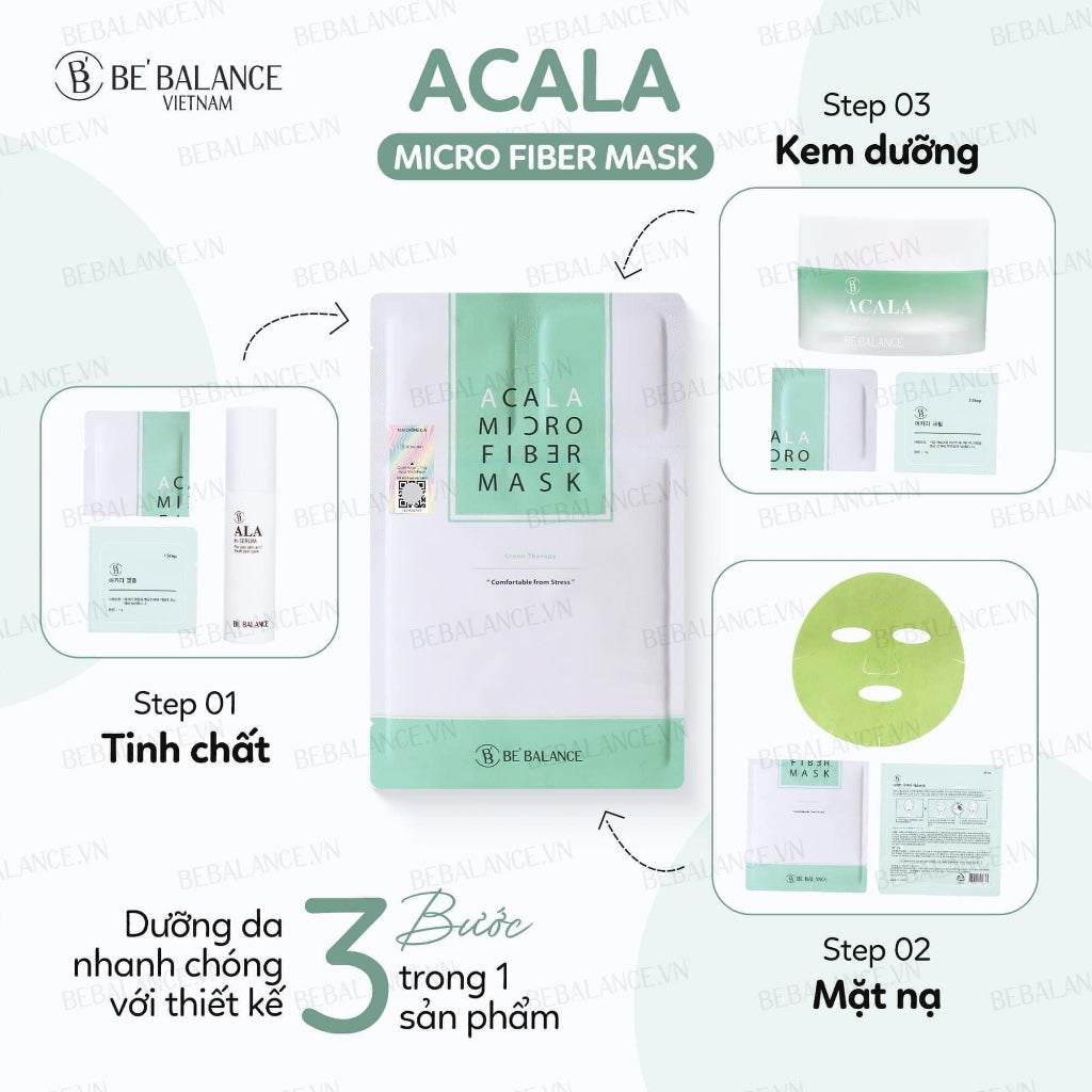 Be'balance ACALA Micro Fiber Mask 10 sheets